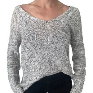 Dynamite | Sweater | back detail |knitted | Gray